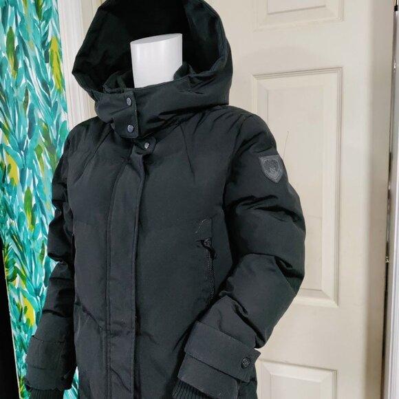 Vince Camuto Black Mid Down Quilter Winter Puffer Size S - Picture 4 of 14